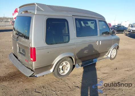 2001 GMC Safari Upfitter z USA, uszkodzony, nr VIN 1GDDM19W31B521640